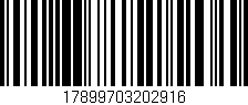 Código de barras (EAN, GTIN, SKU, ISBN): '17899703202916'
