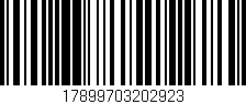 Código de barras (EAN, GTIN, SKU, ISBN): '17899703202923'