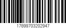 Código de barras (EAN, GTIN, SKU, ISBN): '17899703202947'