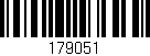 Código de barras (EAN, GTIN, SKU, ISBN): '179051'