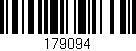 Código de barras (EAN, GTIN, SKU, ISBN): '179094'