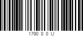 Código de barras (EAN, GTIN, SKU, ISBN): '1790_0_0_U'