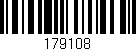 Código de barras (EAN, GTIN, SKU, ISBN): '179108'