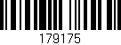 Código de barras (EAN, GTIN, SKU, ISBN): '179175'