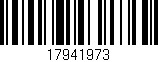 Código de barras (EAN, GTIN, SKU, ISBN): '17941973'
