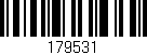 Código de barras (EAN, GTIN, SKU, ISBN): '179531'