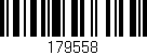 Código de barras (EAN, GTIN, SKU, ISBN): '179558'