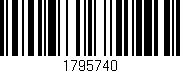 Código de barras (EAN, GTIN, SKU, ISBN): '1795740'