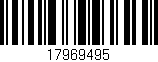 Código de barras (EAN, GTIN, SKU, ISBN): '17969495'