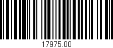 Código de barras (EAN, GTIN, SKU, ISBN): '17975.00'