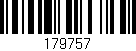 Código de barras (EAN, GTIN, SKU, ISBN): '179757'