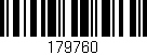 Código de barras (EAN, GTIN, SKU, ISBN): '179760'