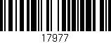 Código de barras (EAN, GTIN, SKU, ISBN): '17977'