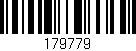 Código de barras (EAN, GTIN, SKU, ISBN): '179779'