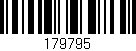Código de barras (EAN, GTIN, SKU, ISBN): '179795'