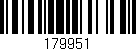 Código de barras (EAN, GTIN, SKU, ISBN): '179951'