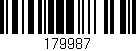 Código de barras (EAN, GTIN, SKU, ISBN): '179987'
