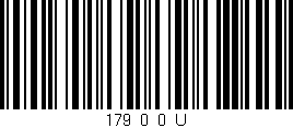 Código de barras (EAN, GTIN, SKU, ISBN): '179_0_0_U'
