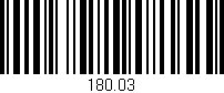 Código de barras (EAN, GTIN, SKU, ISBN): '180.03'