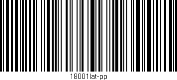 Código de barras (EAN, GTIN, SKU, ISBN): '18001lat-pp'