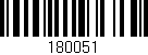 Código de barras (EAN, GTIN, SKU, ISBN): '180051'