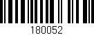 Código de barras (EAN, GTIN, SKU, ISBN): '180052'