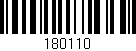 Código de barras (EAN, GTIN, SKU, ISBN): '180110'
