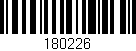 Código de barras (EAN, GTIN, SKU, ISBN): '180226'