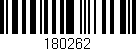 Código de barras (EAN, GTIN, SKU, ISBN): '180262'