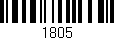 Código de barras (EAN, GTIN, SKU, ISBN): '1805'