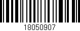 Código de barras (EAN, GTIN, SKU, ISBN): '18050907'