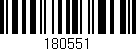 Código de barras (EAN, GTIN, SKU, ISBN): '180551'