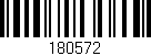 Código de barras (EAN, GTIN, SKU, ISBN): '180572'