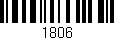 Código de barras (EAN, GTIN, SKU, ISBN): '1806'