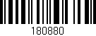 Código de barras (EAN, GTIN, SKU, ISBN): '180880'