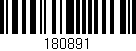 Código de barras (EAN, GTIN, SKU, ISBN): '180891'