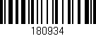 Código de barras (EAN, GTIN, SKU, ISBN): '180934'