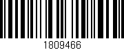 Código de barras (EAN, GTIN, SKU, ISBN): '1809466'