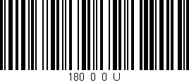 Código de barras (EAN, GTIN, SKU, ISBN): '180_0_0_U'