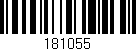 Código de barras (EAN, GTIN, SKU, ISBN): '181055'
