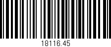 Código de barras (EAN, GTIN, SKU, ISBN): '18116.45'