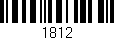 Código de barras (EAN, GTIN, SKU, ISBN): '1812'
