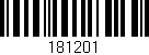 Código de barras (EAN, GTIN, SKU, ISBN): '181201'