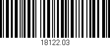 Código de barras (EAN, GTIN, SKU, ISBN): '18122.03'