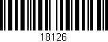 Código de barras (EAN, GTIN, SKU, ISBN): '18126'