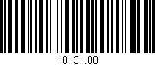 Código de barras (EAN, GTIN, SKU, ISBN): '18131.00'