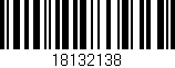 Código de barras (EAN, GTIN, SKU, ISBN): '18132138'