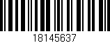 Código de barras (EAN, GTIN, SKU, ISBN): '18145637'