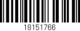 Código de barras (EAN, GTIN, SKU, ISBN): '18151766'