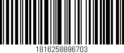 Código de barras (EAN, GTIN, SKU, ISBN): '1816258896703'